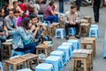 Dining in Hanoi Royalty Free Stock Photo